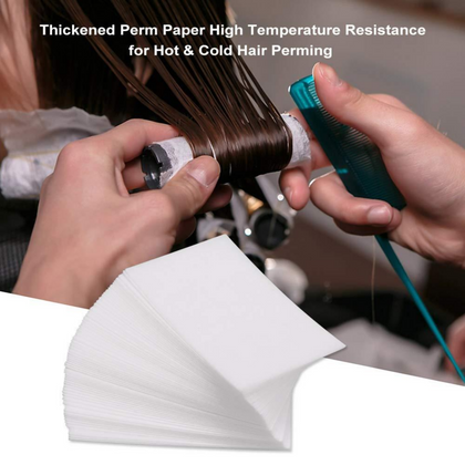 Perming Curling, High-Quality Perm Paper, for Hot & Cold Hair Curling - Pack of 120